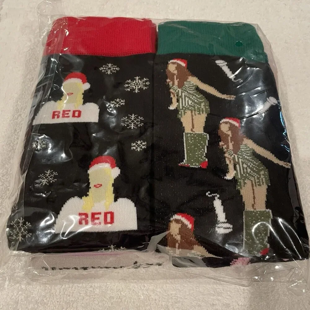 Taylor Swift Socks 4 Pairs New In Package Eras Tour Women’s Girls